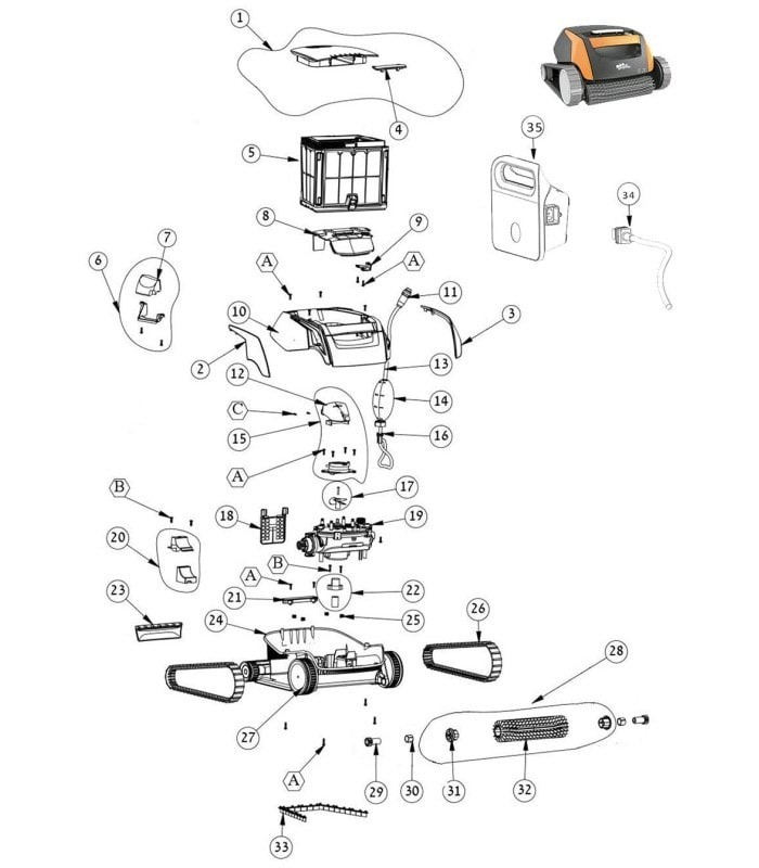 dolphin-e20-spare-parts